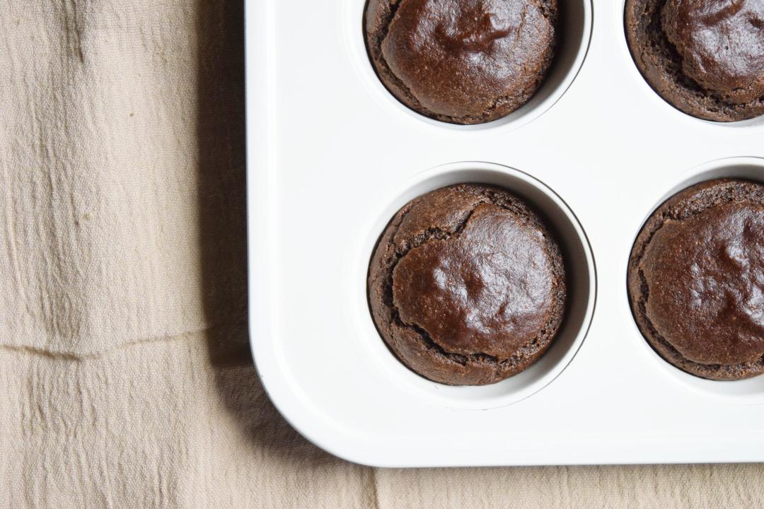 baked muffins in muffin tin
